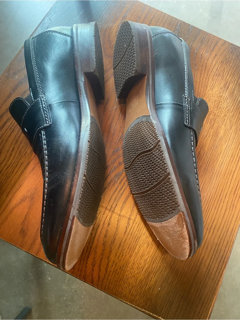 Penny Loafers Black Full Grain Leather Men’s 10.5 M | Original Box